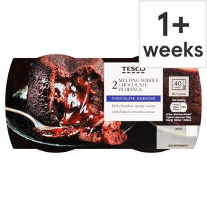 Tesco Melting Midle Chocolate Sponge Pudding 2 X 135G