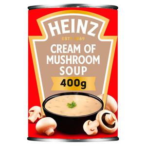 HEINZ CREAM OF MUSHROOM SOUP 400G