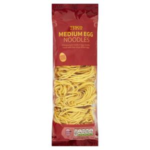 TESCO MEDIUM EGG NOODLES 250G