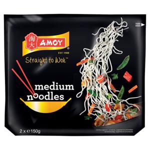 Amoy Medium Noodles 2x150g