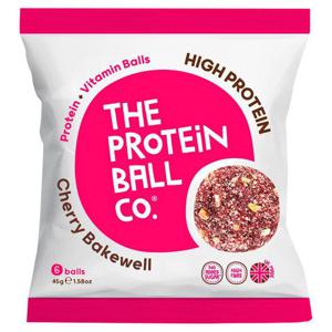 The Protein Ball Co. Cherry Bakewell 6 Balls