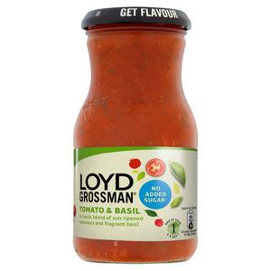 Loyd Grossman Tomato & Basil No Added Sugar