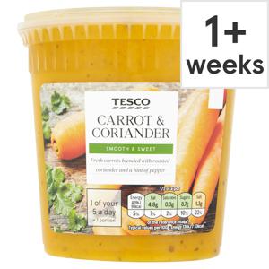 Tesco Carrot Coriander Soup 600G