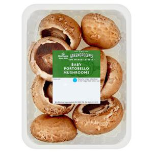 Morrisons Baby Portobello Mushrooms