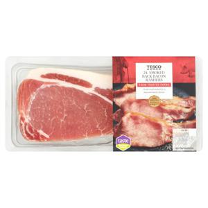 Tesco Smoked Twin Pack Back Bacon 2X360g