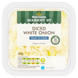 Morrisons Diced White Onion