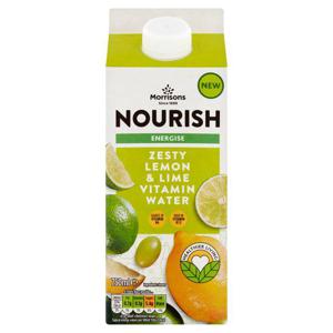 Morrisons Nourish Vitamin Water Lemon & Lime