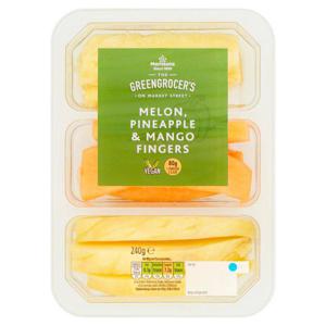 Morrisons Prepared Melon, Pineapple & Mango Fingers