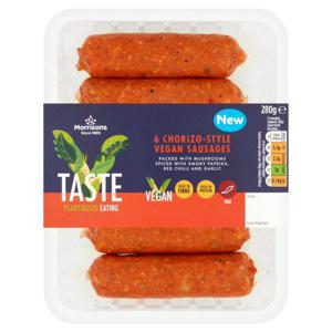 Morrisons V Taste Chorizo Sausages