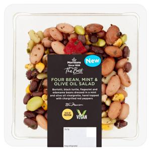 Morrisons The Best Four Bean Mint & Olive Oil Salad