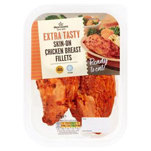 Morrisons Extra Tasty Skin On Chicken Breast Fillet