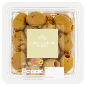 Morrisons Chilli & Garlic Olives