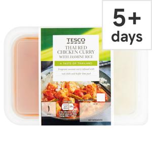 Tesco Red Thai Curry & Rice 450G