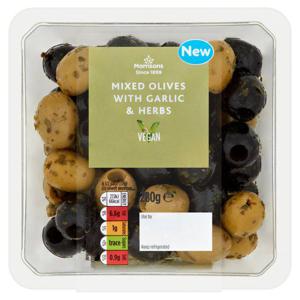 Morrisons Mixed Olives With Herbs