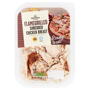 Morrisons Ready To Eat Flamegrilled Shredded Chicken Breast