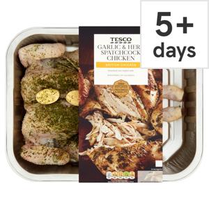 Tesco Garlic & Herb Spatchcock Chicken 1.18Kg