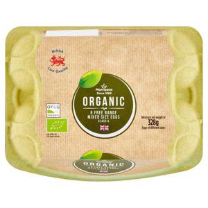 Morrisons Organic Eggs 6 pack