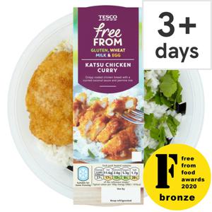 Tesco Free From Katsu Chicken Curry Rice 400G