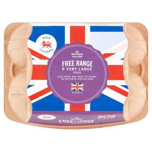 Morrisons Very Large Free Range Eggs 6 pack