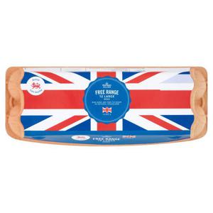 Morrisons Large Free Range Eggs 12 pack