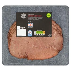 Morrisons The Best Finely Sliced Topside Of Beef