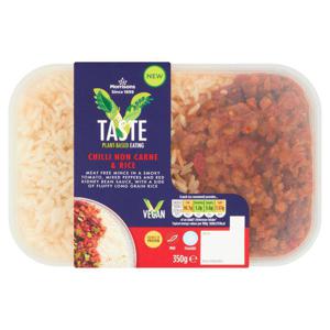 Morrisons V Taste Vegan Chilli Non Carne & Rice