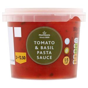 Morrisons Tomato & Basil Pasta Sauce