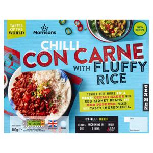 Morrisons Tex Mex Chilli Con Carne & Rice