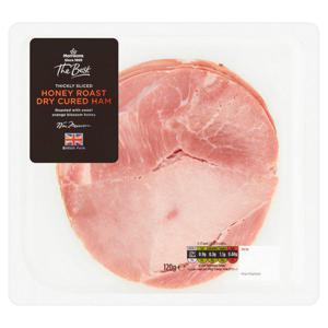 Morrisons The Best Thickly Sliced Dry Cured Honey Roast Ham