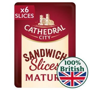 Cathedral City 6 Slices Mature Cheese