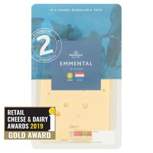 Morrisons Emmental Cheese 10 Slices