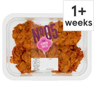 Tesco Takeaway 4 Onion Bhajis 196G