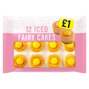 Iceland Iced Fairy Cakes 12 pack