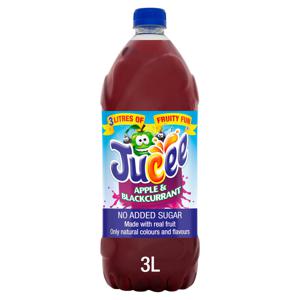 Jucee No Added Sugar Apple & Blackcurrant Squash 3 Litre