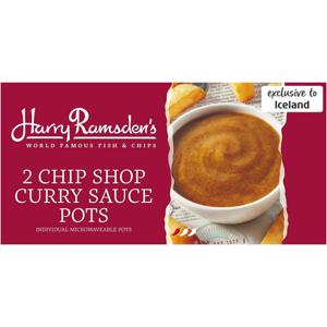 Harry Ramsden's 2 Chip Shop Curry Sauce Pots 300g