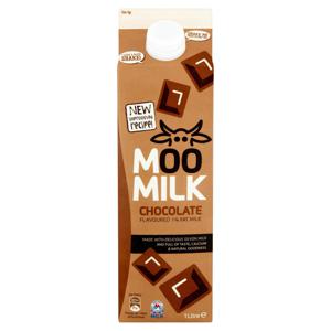 Moo Milk Chocolate Flavoured 1% Fat Milk 1 Litre