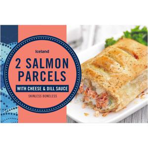 Iceland 2 Salmon Parcels with Cheese and Dill Sauce 280g