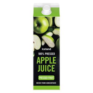 Iceland 100% Pressed Apple Juice Never from Concentrate 1l