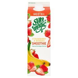 Sunmagic Strawberry & Banana Smoothie 1 Litre