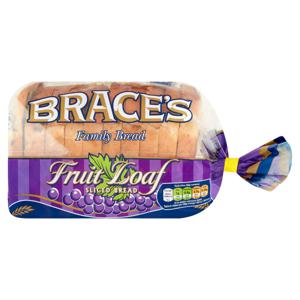 Brace's Fruit Loaf 400g