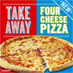 Iceland Takeaway Four Cheese Pizza 490g