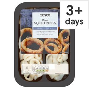 Tesco Raw Squid Rings 150G