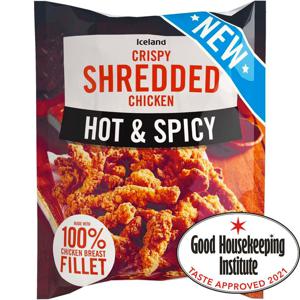 Iceland Hot and Spicy Crispy Shredded Chicken 450g