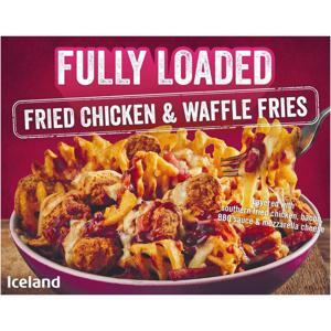 Iceland Fully Loaded Fried Chicken and Waffle Fries 510g