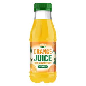 Iceland Pure Smooth Orange Juice From Concentrate 330ml