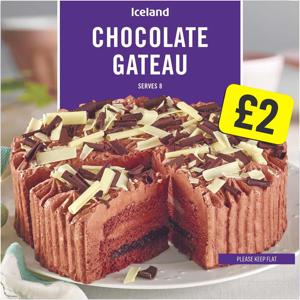 Iceland Chocolate Gateau 600g