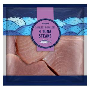 Iceland 4 Tuna Steaks 400g