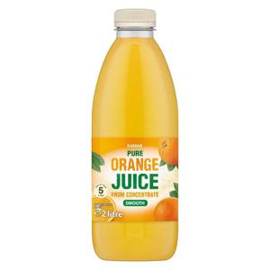 Iceland  Pure Smooth Orange Juice From Concentrate 2L