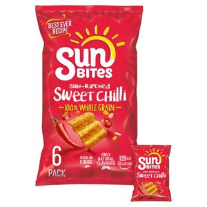 Sunbites Sun Ripened Sweet Chilli Multipack Snacks 6x25g