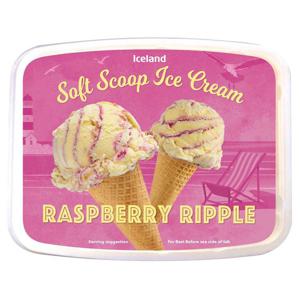 Iceland Raspberry Ripple Ice Cream 2litres